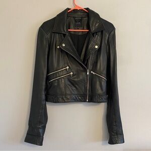 Joe’s Jeans Patti Lambskin Leather Jacket